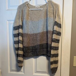 Maurices Multicolor Striped Sweater